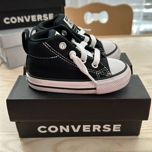 Black Converse Hightop Sneakers